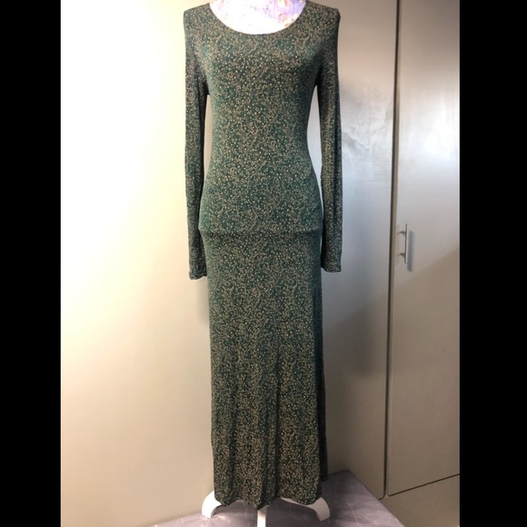 Vintage 90’s boho stretchy maxi dress! No size tag- guess is a M - Picture 4 of 8